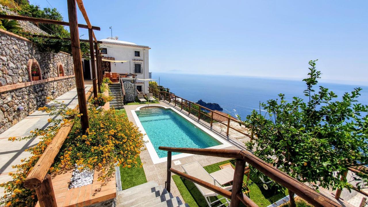 Villa Sunrise. Pool And Seaview In Amalfi Coast Conca dei Marini Exterior photo